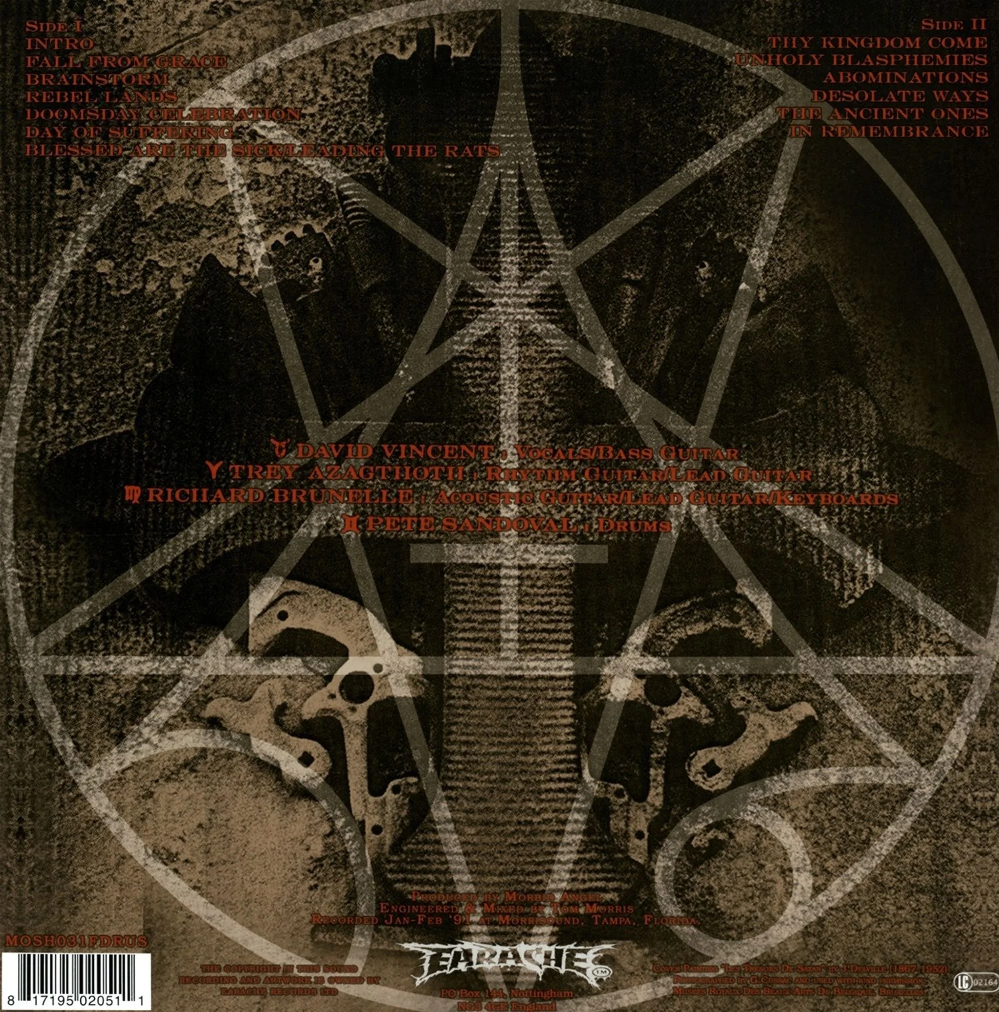 Morbid Angel - Blessed Are The Sick LP - Corambirra Records